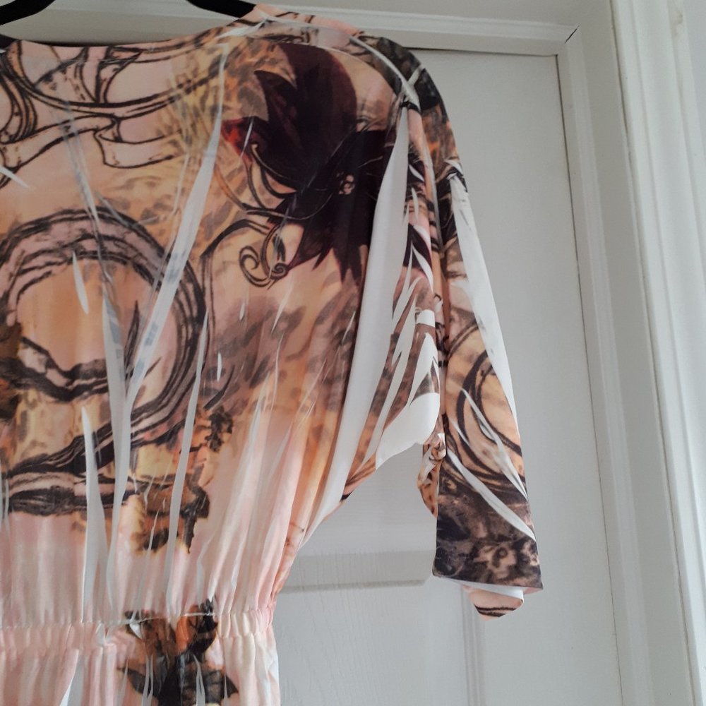 Dress -  Size Large - Brown/Ivory/Coral - Picture 7 of 7